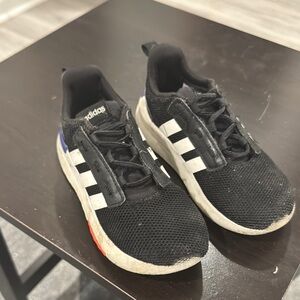 Adidas Kids Black and White Sneakers